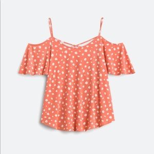 Kaileigh - Valette Back Detail Cold Shoulder Knit Top